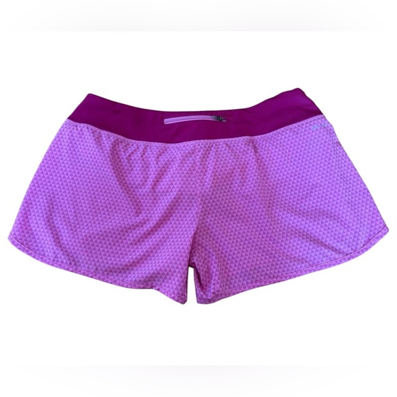 Nike Dri-FIT, Running Shorts Women’s, Size L, Purple Geometric 🏃‍♀️‍➡️ - Picture 8 of 11